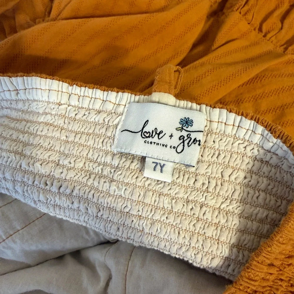 Love + Grow girl’s tunic dress set size 7Y EUC - Picture 8 of 11